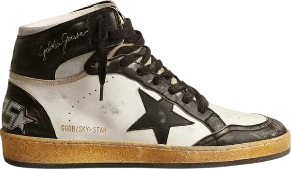 Golden Goose Sky Star High 'Black White Ice'