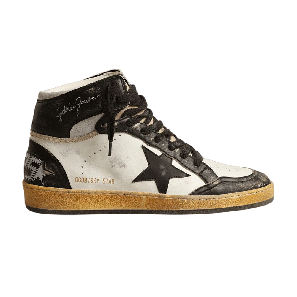 Golden Goose Sky Star High 'Black White Ice'