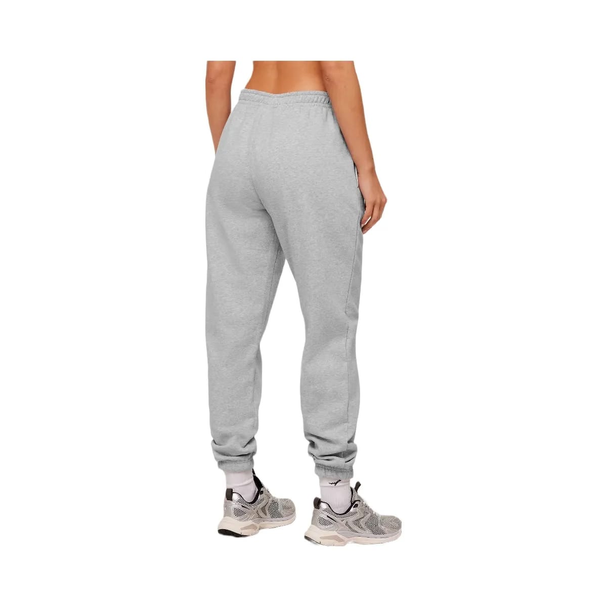 Gymshark Worn Crest Graphic Joggers "Light Grey Core Marl"