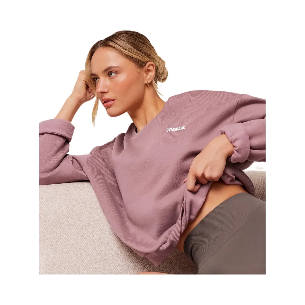 Gymshark Cosy Luxe Sweatshirt "Calm Pink"