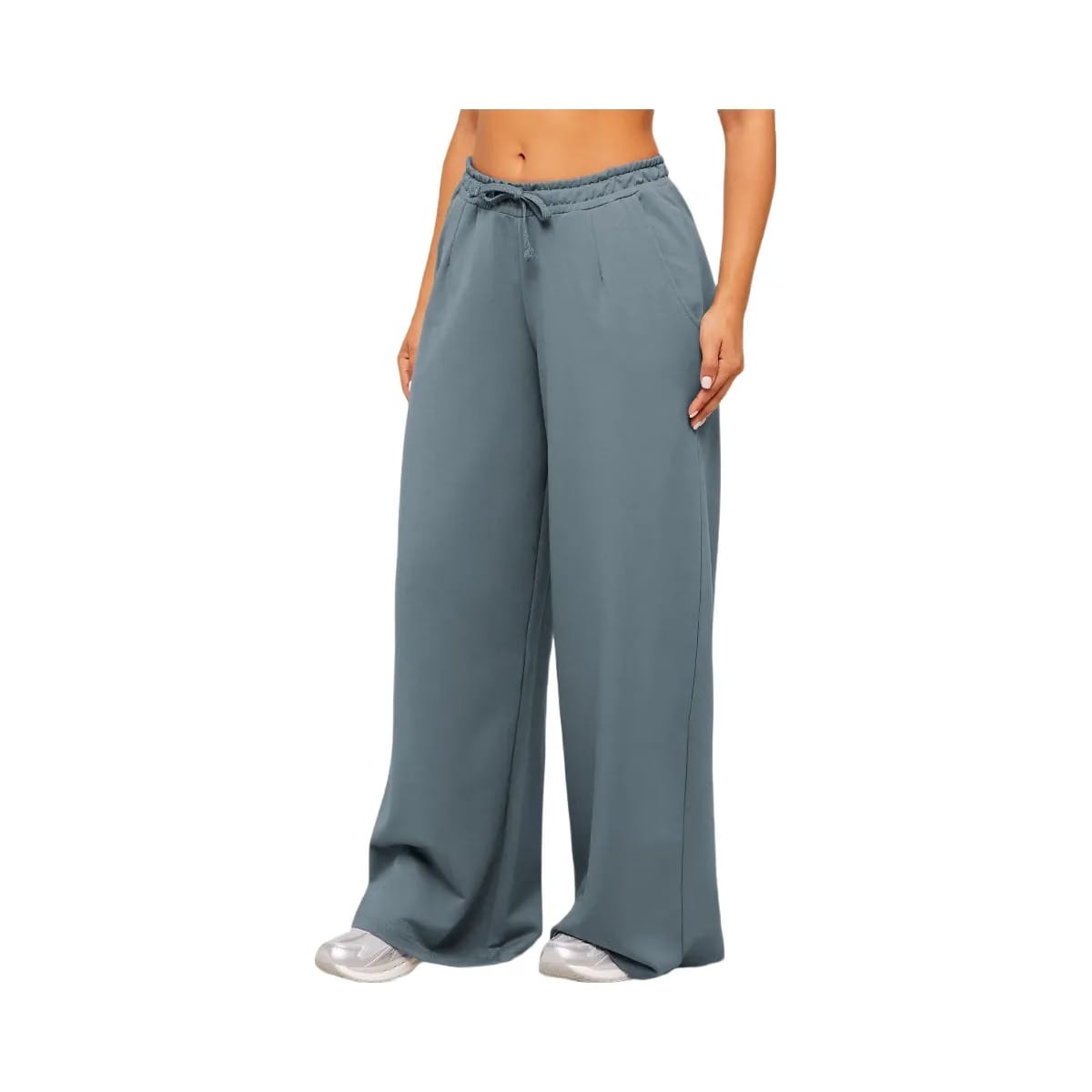 Gymshark Lightweight Wide Leg Pant Short "Iron Blue"