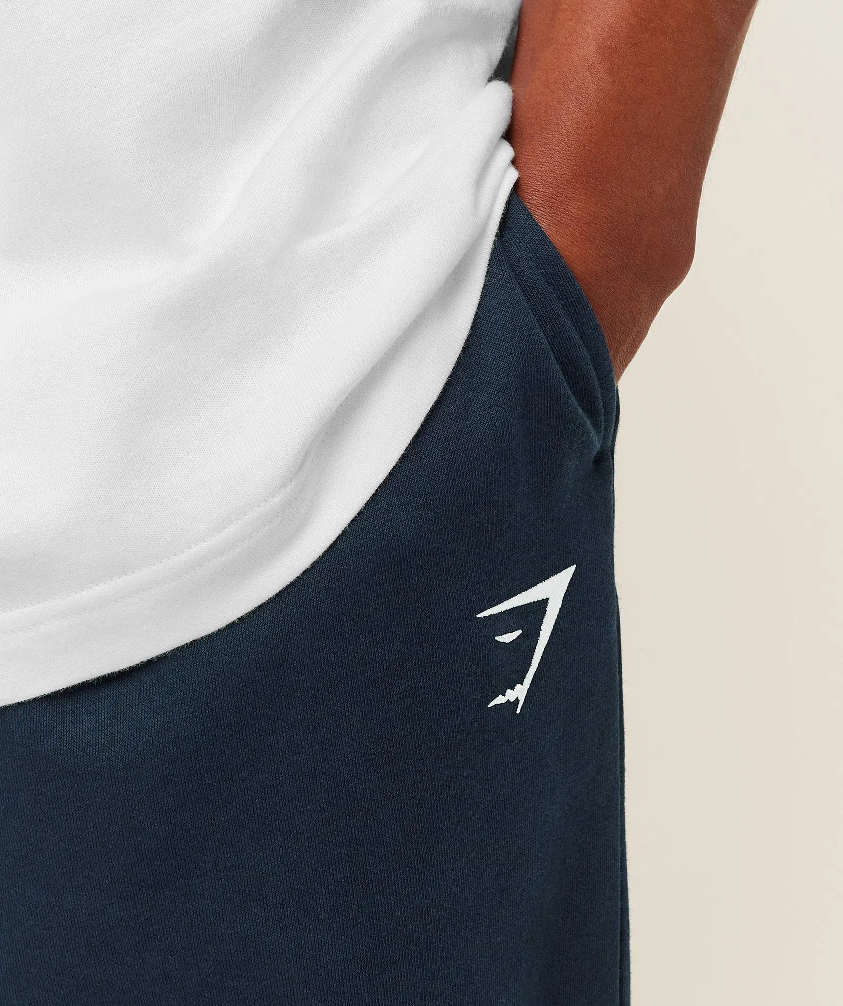 Gymshark Crest Oversized Joggers Gs Navy