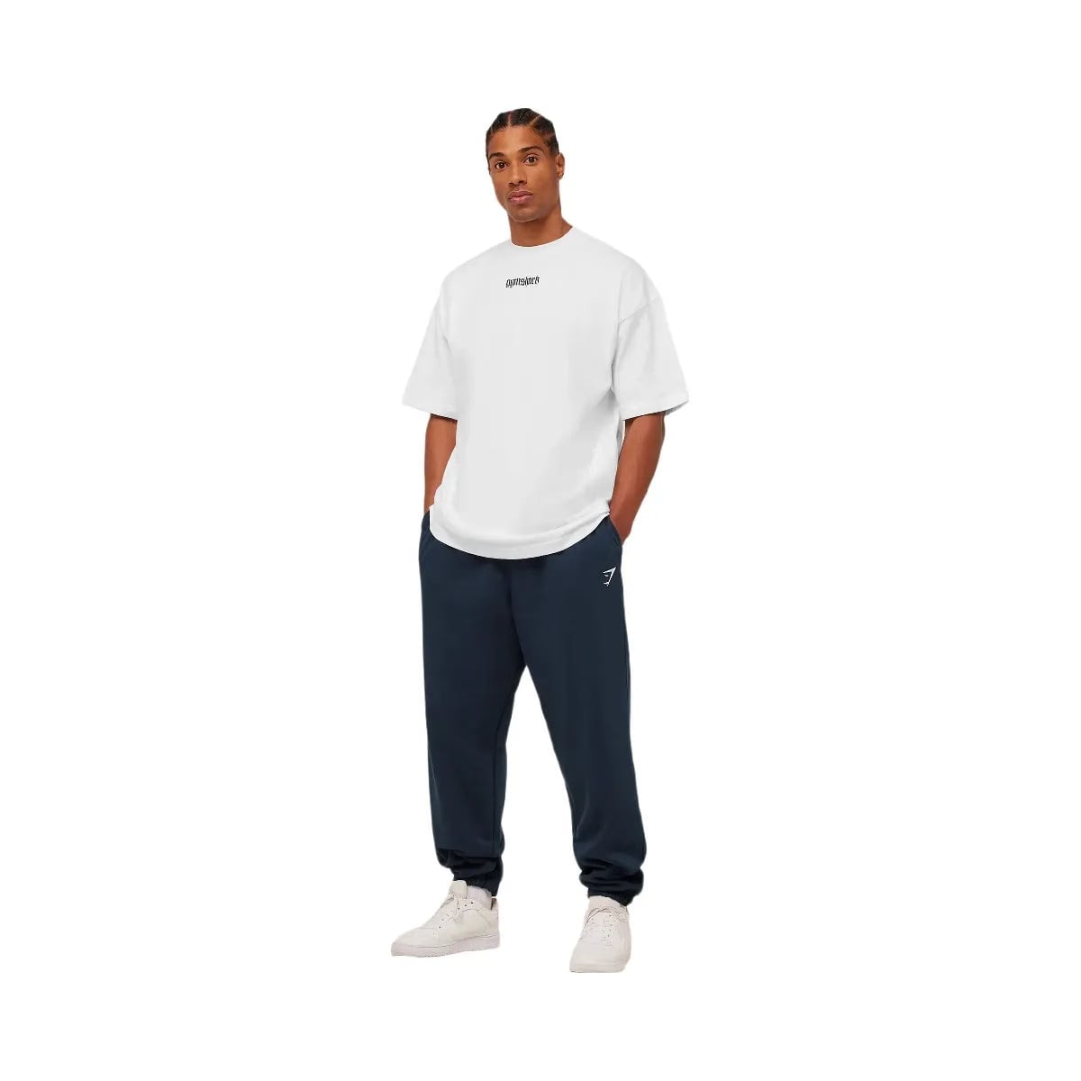 Gymshark Crest Oversized Joggers "GS Navy"