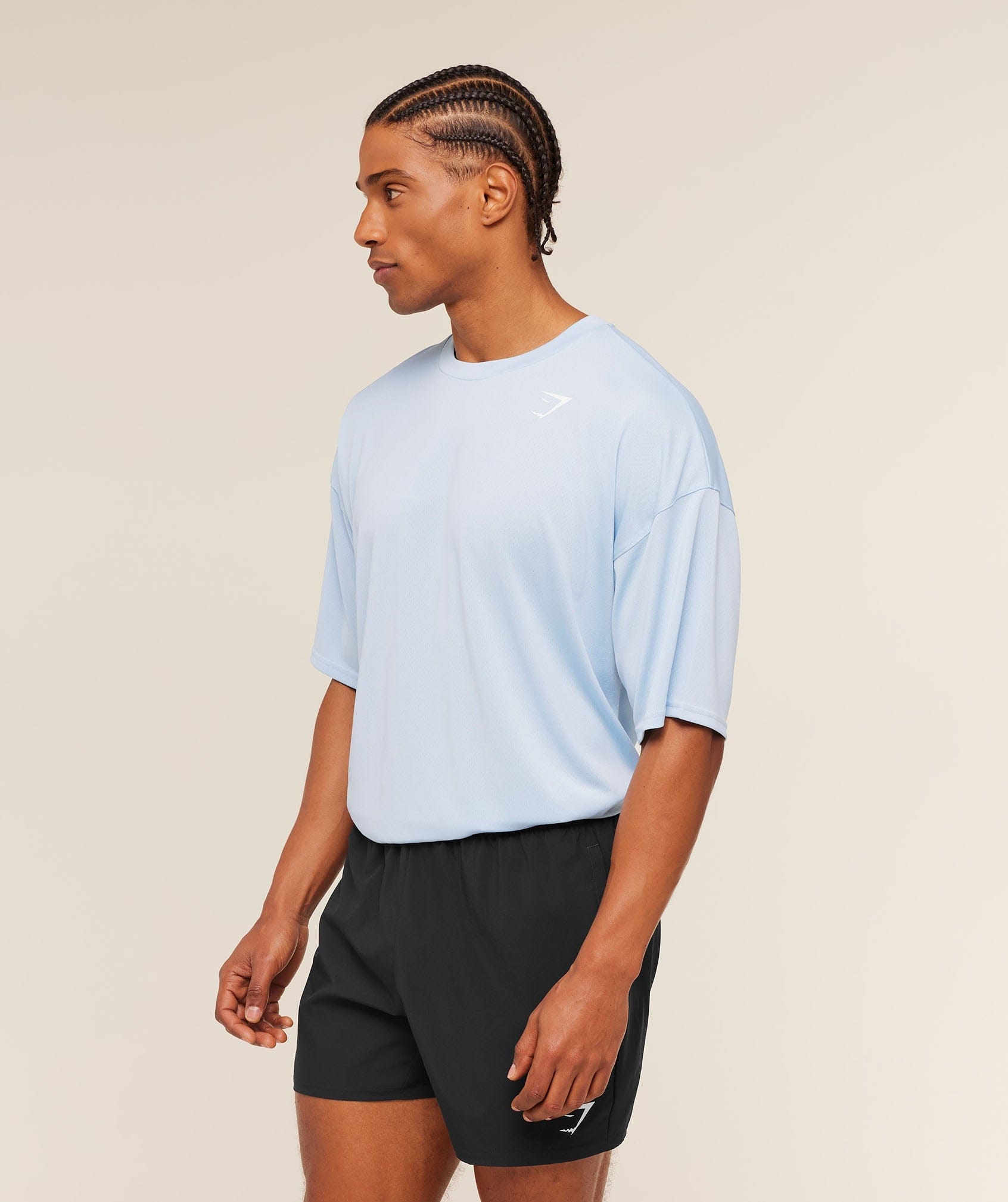 Gymshark Arrival Oversized T-Shirt Chilled Blue