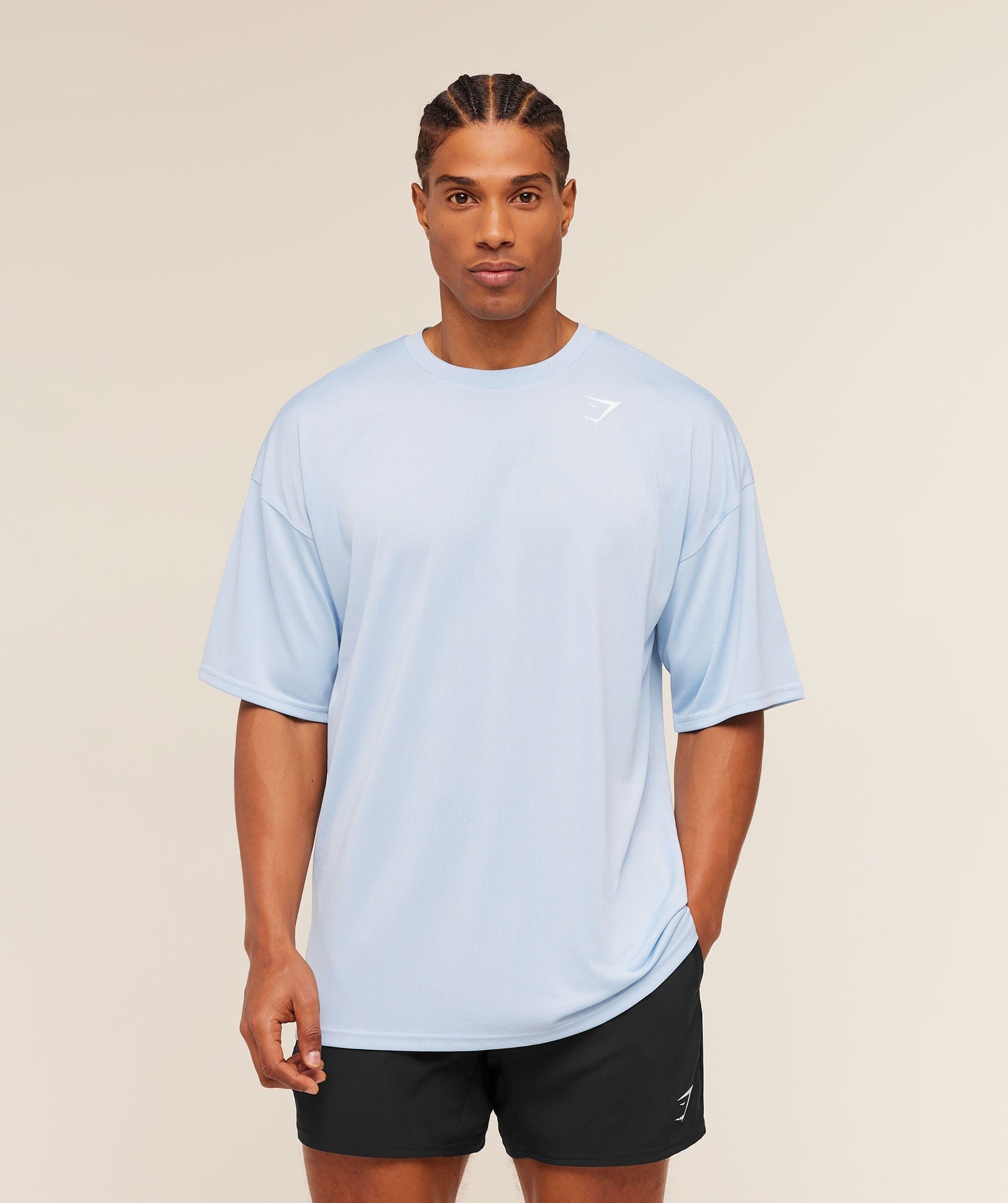 Gymshark Arrival Oversized T-Shirt Chilled Blue