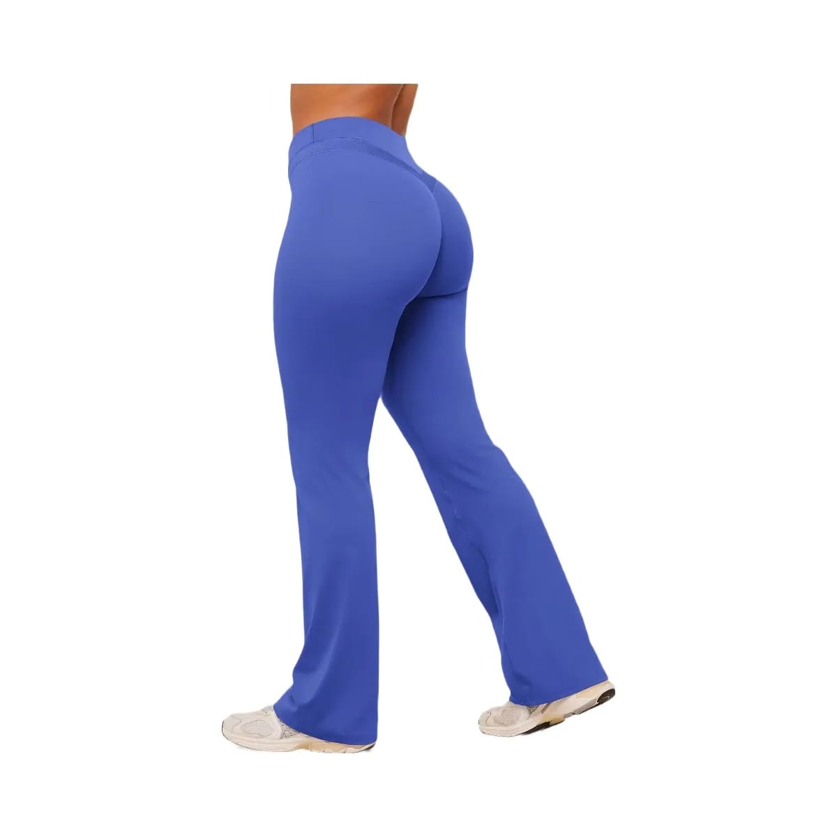 Gymshark Whitney Mid-High Rise Flared Leggings "Force Blue"