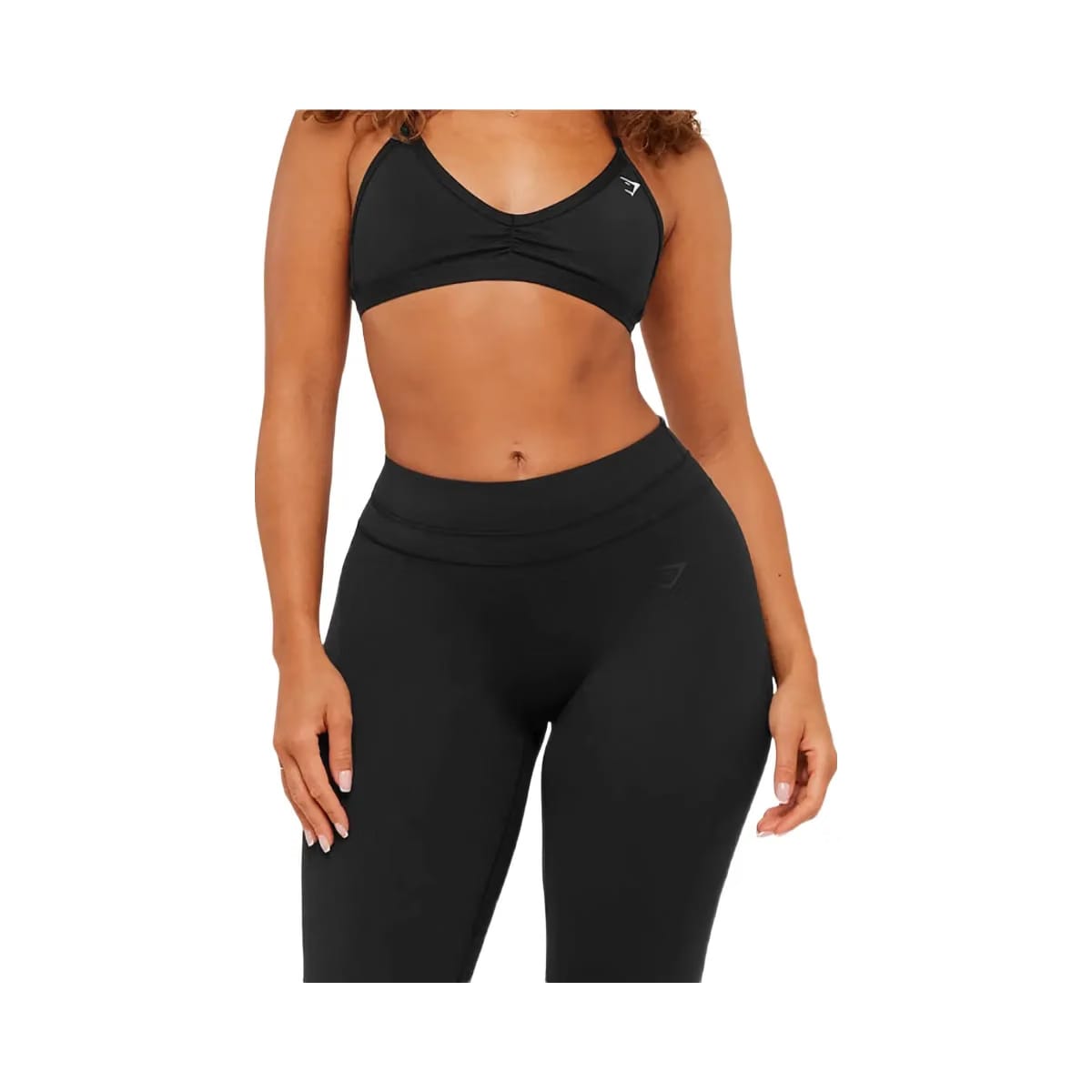 Gymshark Whitney Mid-High Rise Flared Leggings "Black"