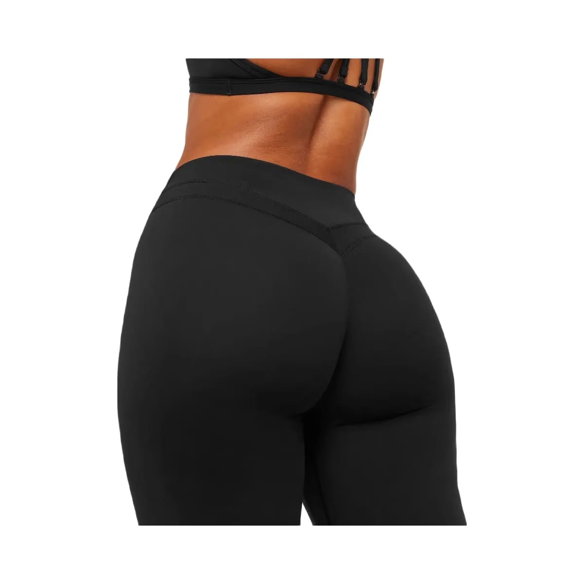 Gymshark Whitney Mid-High Rise Flared Leggings "Black"