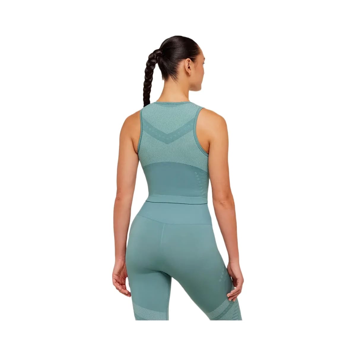 Gymshark Running Seamless Tank "Storm Blue Lifestyle Blue"