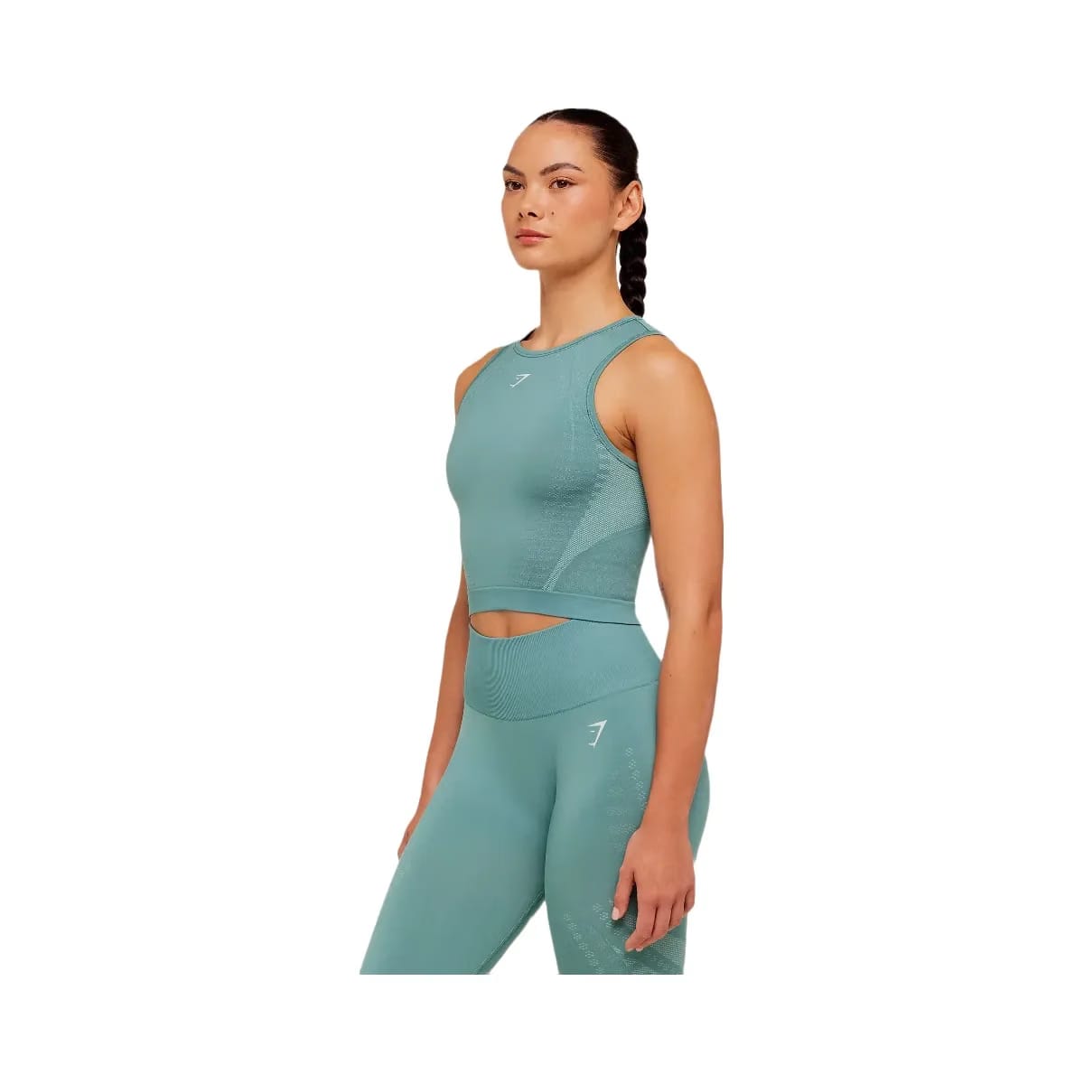 Gymshark Running Seamless Tank "Storm Blue Lifestyle Blue"