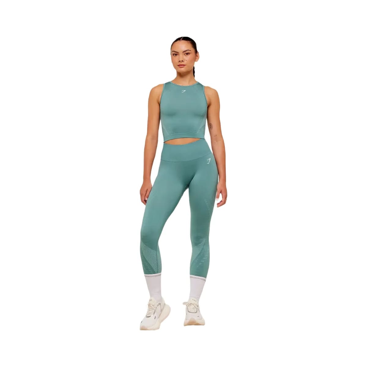 Gymshark Running Seamless Tank "Storm Blue Lifestyle Blue"