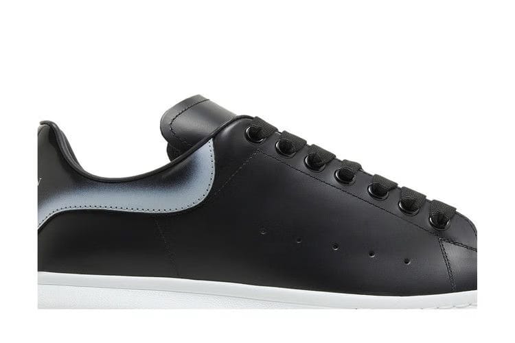Alexander McQueen Oversized Sneaker Faded Heel - White Black Silver