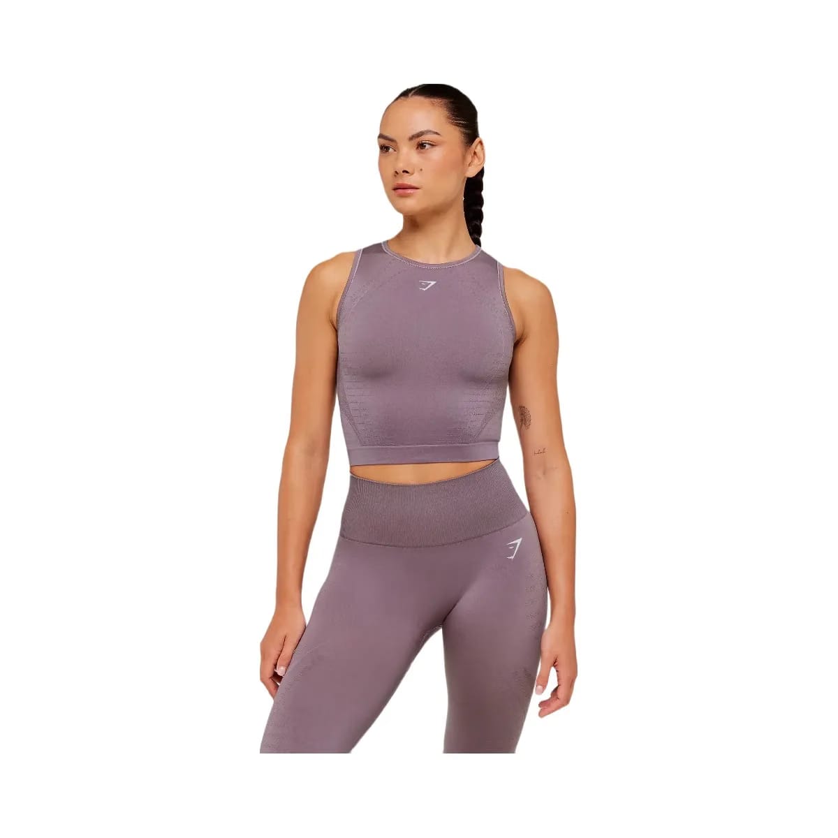 Gymshark Running Seamless Tank "Dusk Purple Walnut Mauve"