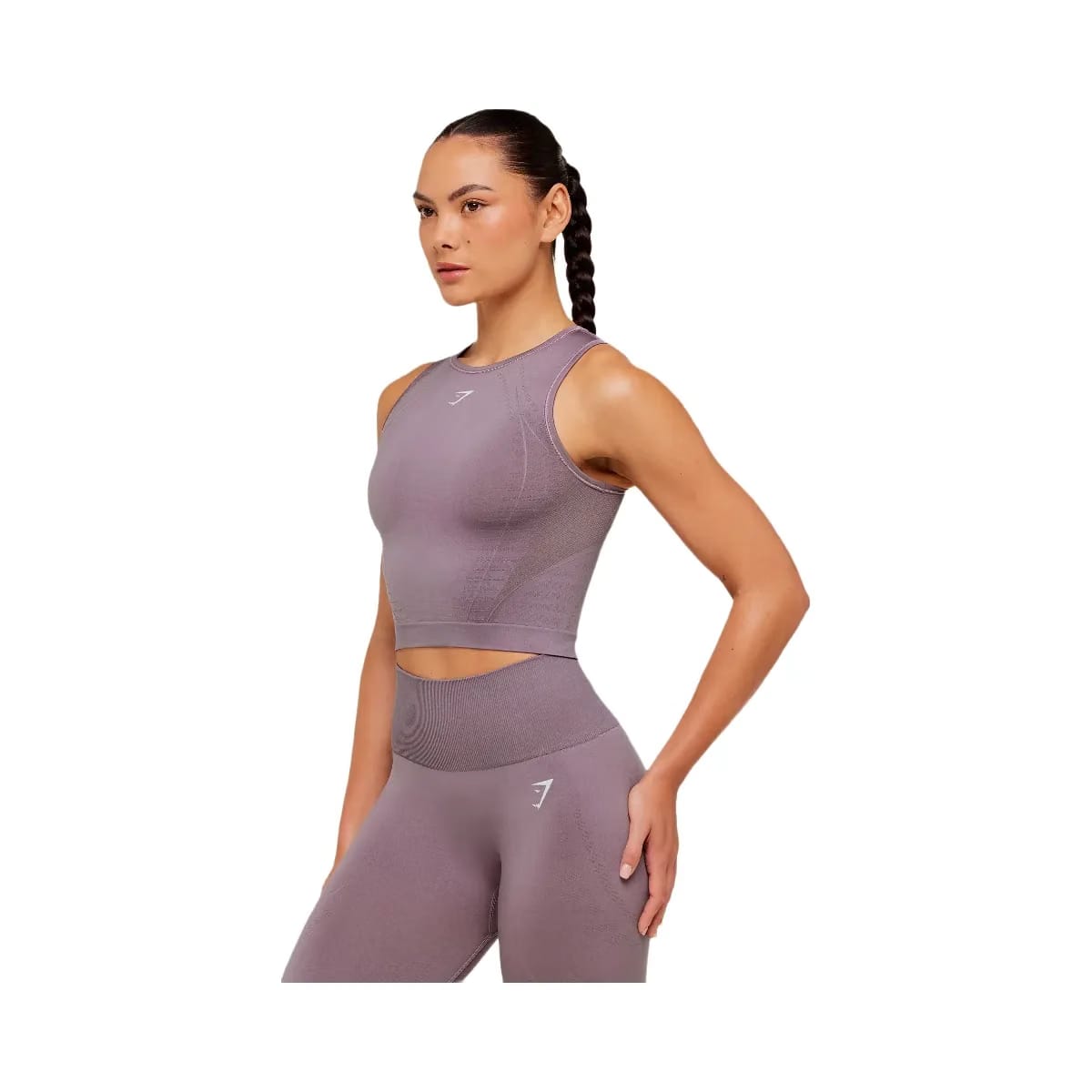 Gymshark Running Seamless Tank "Dusk Purple Walnut Mauve"