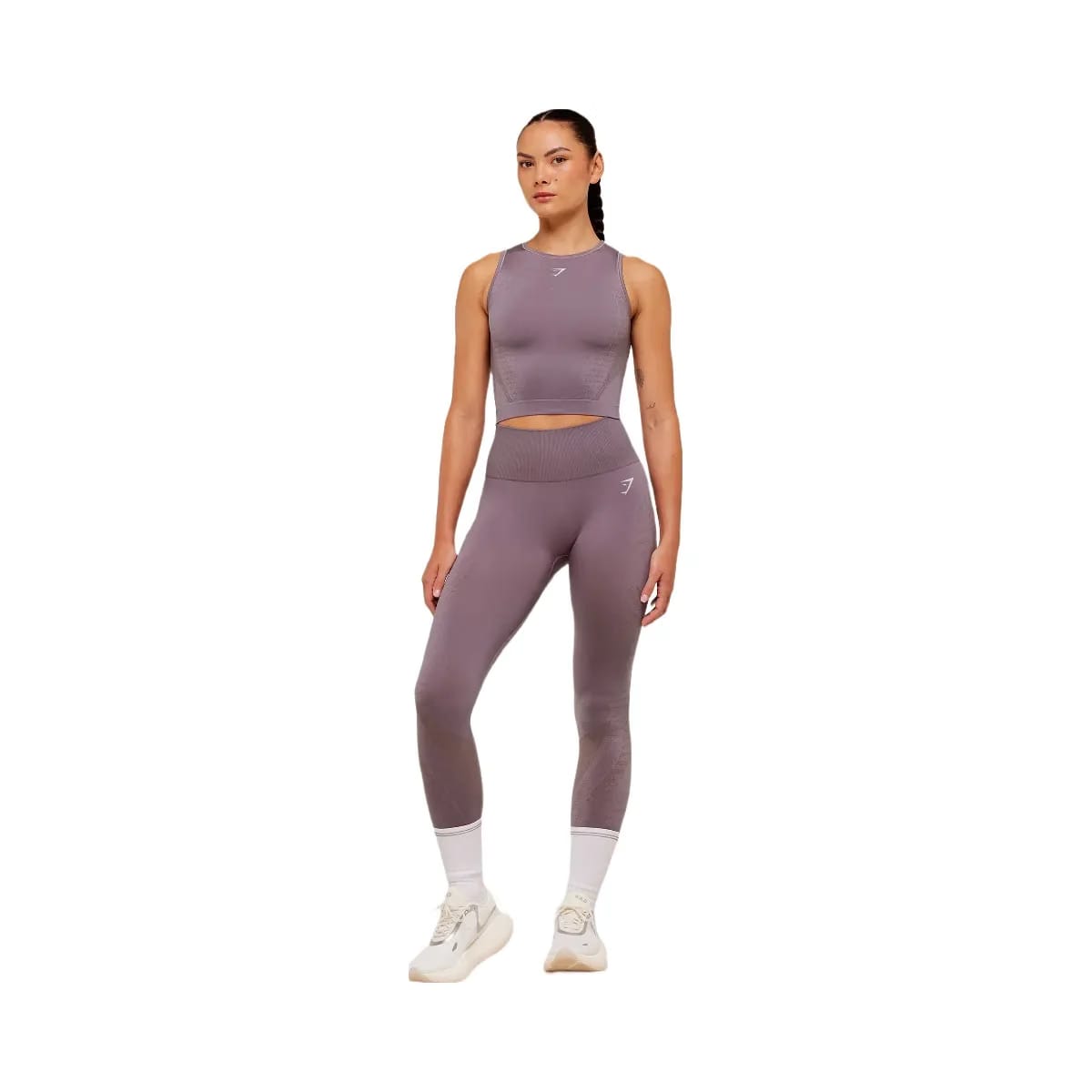 Gymshark Running Seamless Tank "Dusk Purple Walnut Mauve"
