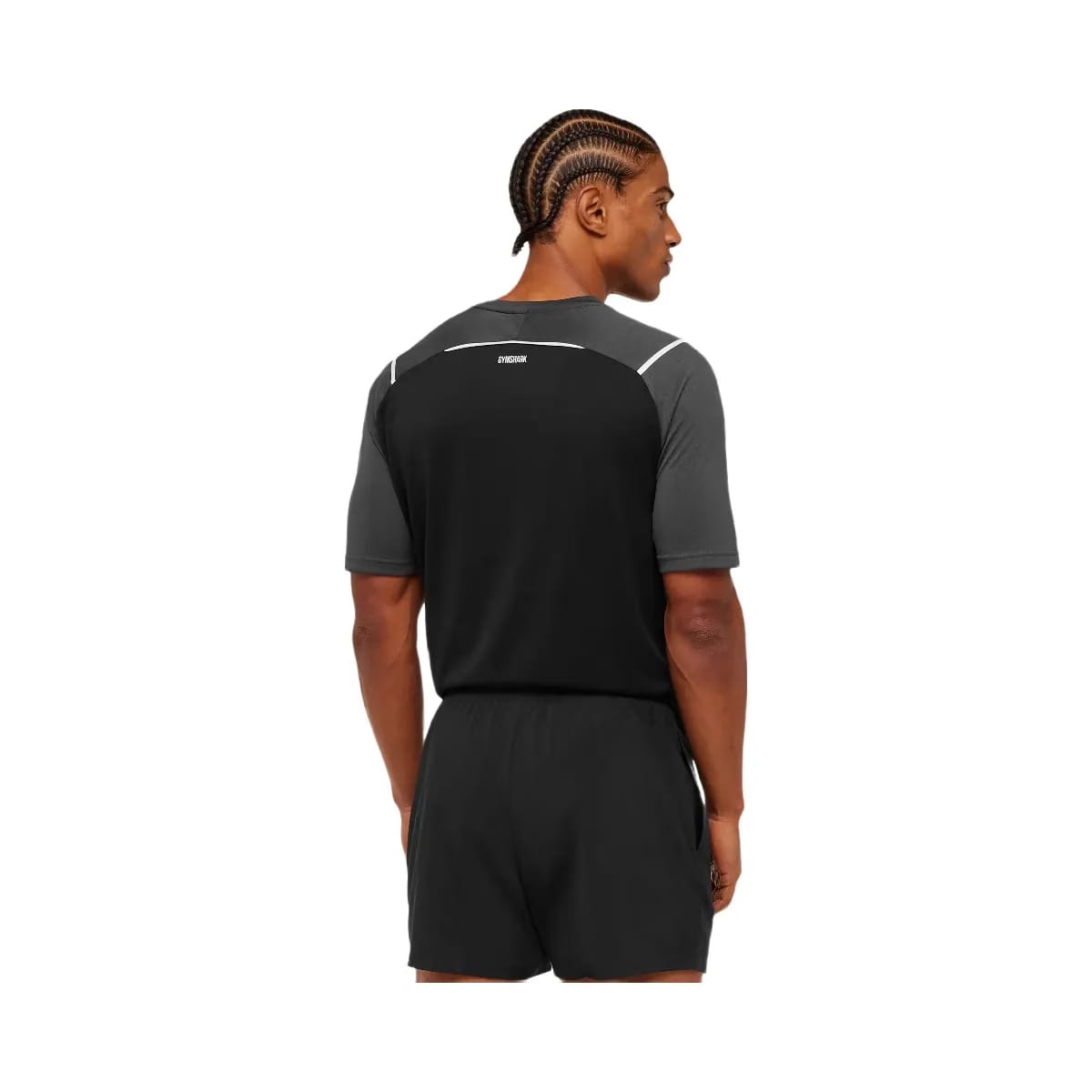 Gymshark Arrival Contrast T-Shirt "Grey Black"