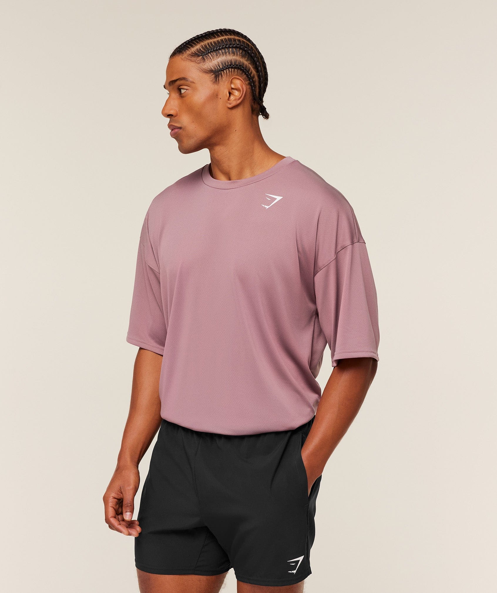 Gymshark Arrival Oversized T-Shirt Calm Pink