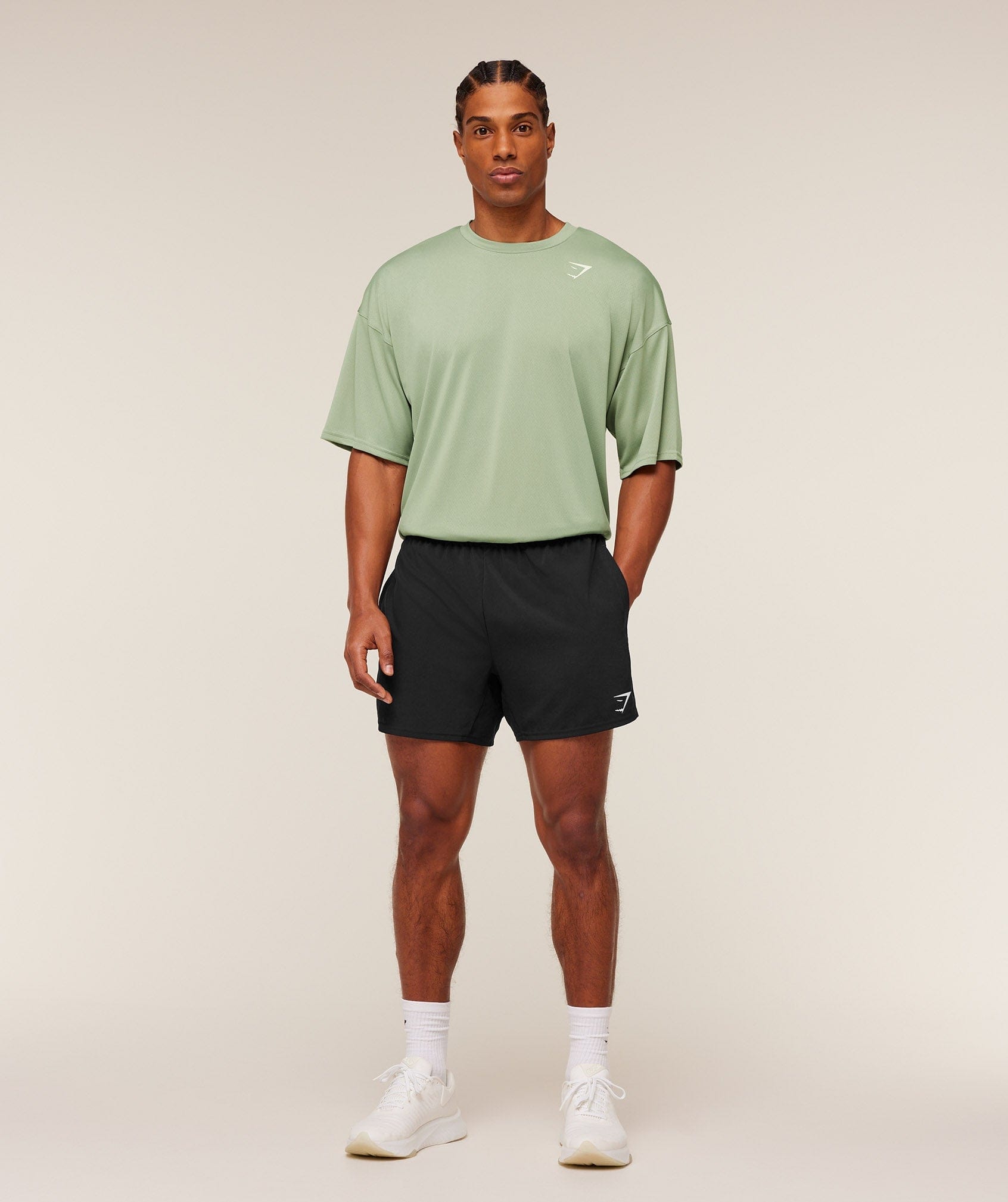 Gymshark Arrival Oversized T-Shirt Gs Haze Green