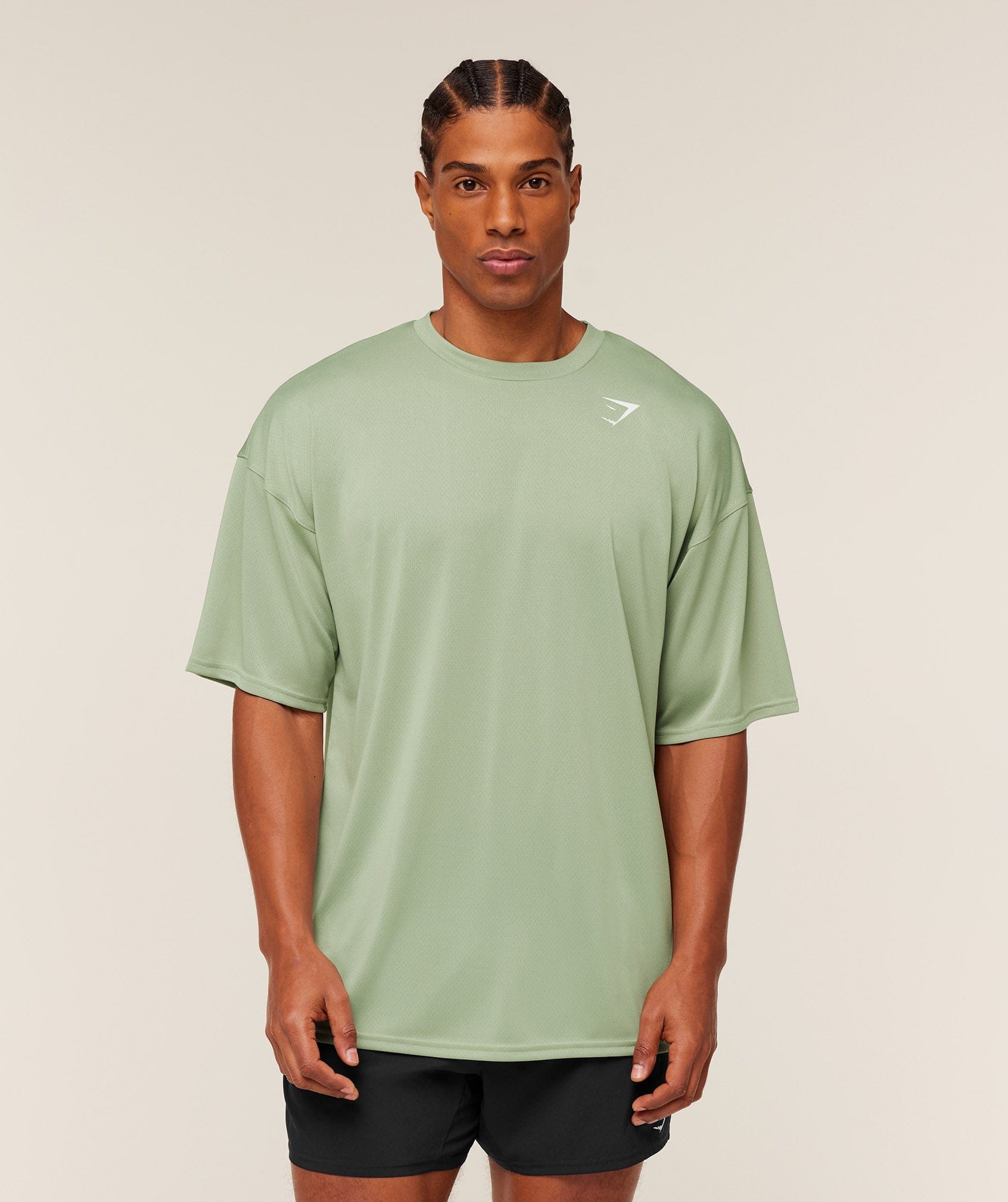 Gymshark Arrival Oversized T-Shirt Gs Haze Green