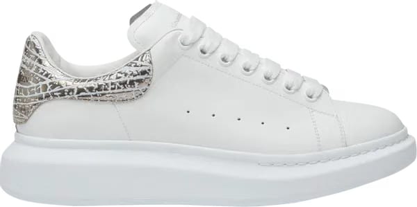 Alexander McQueen Oversized Sneaker 'Dragonfly Print - White Silver'