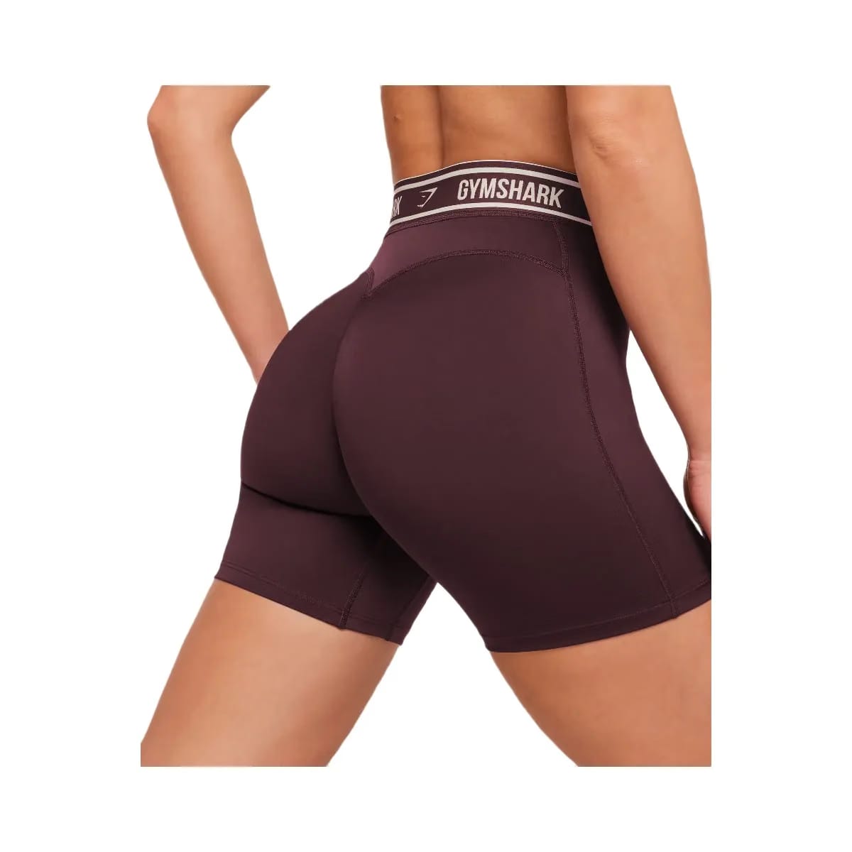 Gymshark Waistband Logo Shorts "Cherry Purple"