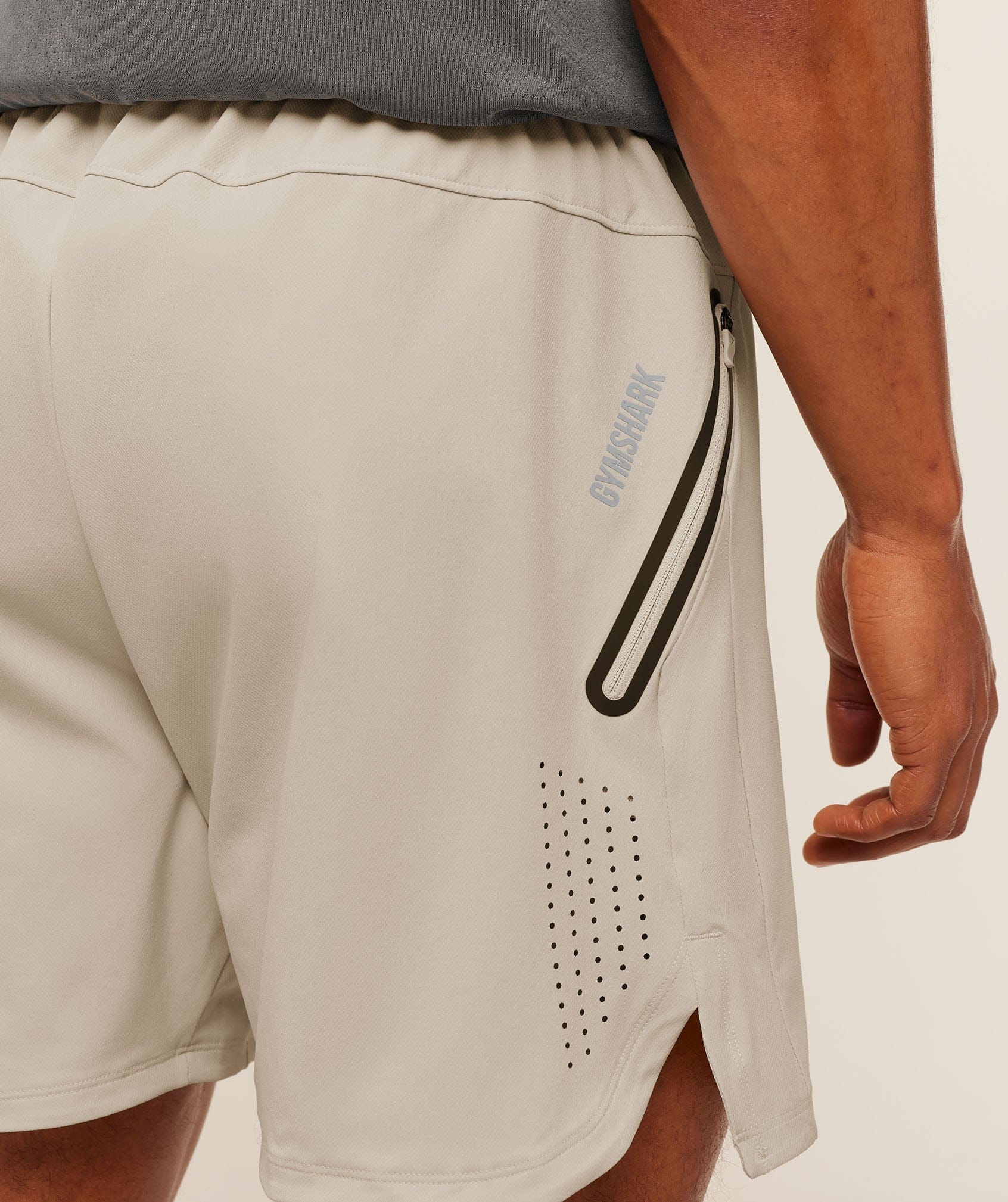 Gymshark Sport Hybrid 6" Shorts Pebble Grey