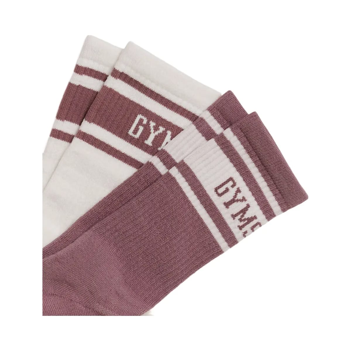 Gymshark Collegiate Crew Sock 2Pk Calm Pink
