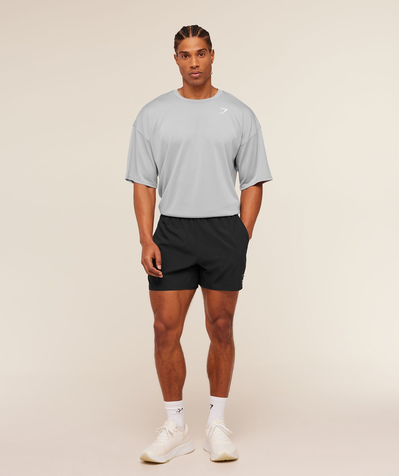 Gymshark Arrival Oversized T-Shirt Stratus Grey