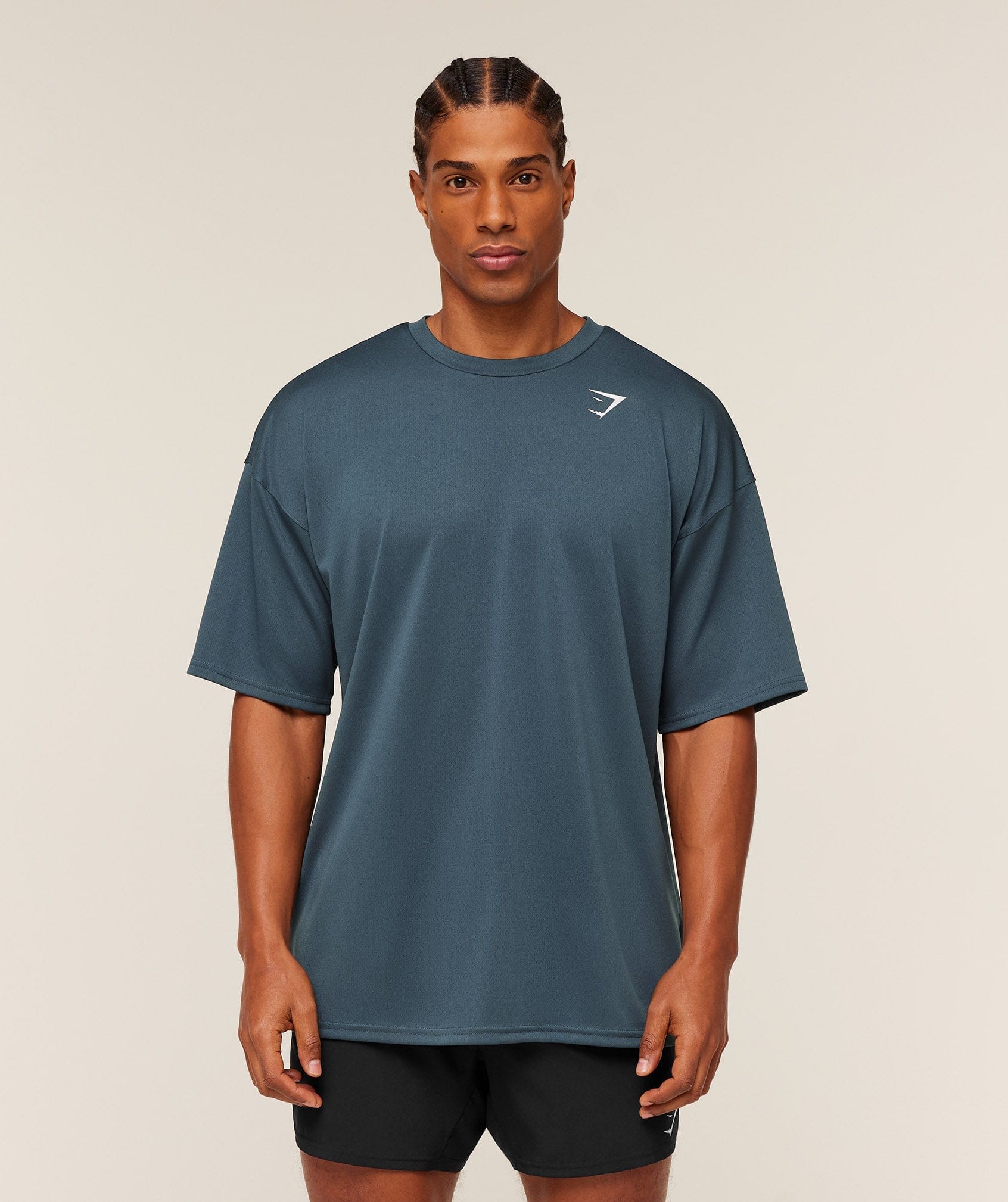 Gymshark Arrival Oversized T-Shirt Gs Stealth Blue