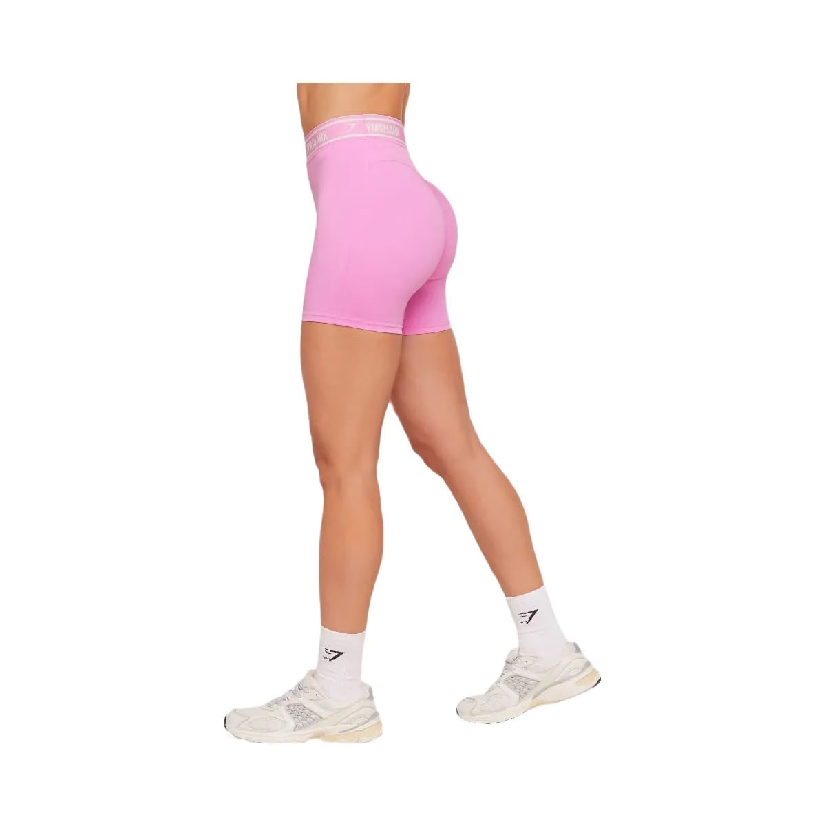 Gymshark Waistband Logo Shorts "Focus Pink"
