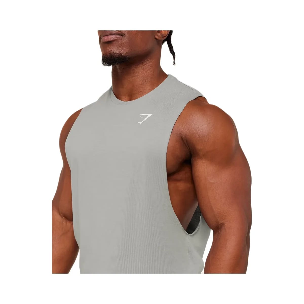 Gymshark Critical 2.0 Drop Arm Tank Smokey Grey