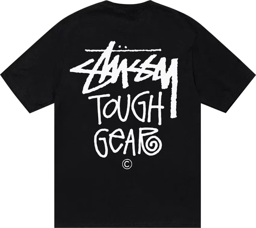 Stussy Tough Gear T-Shirt Black
