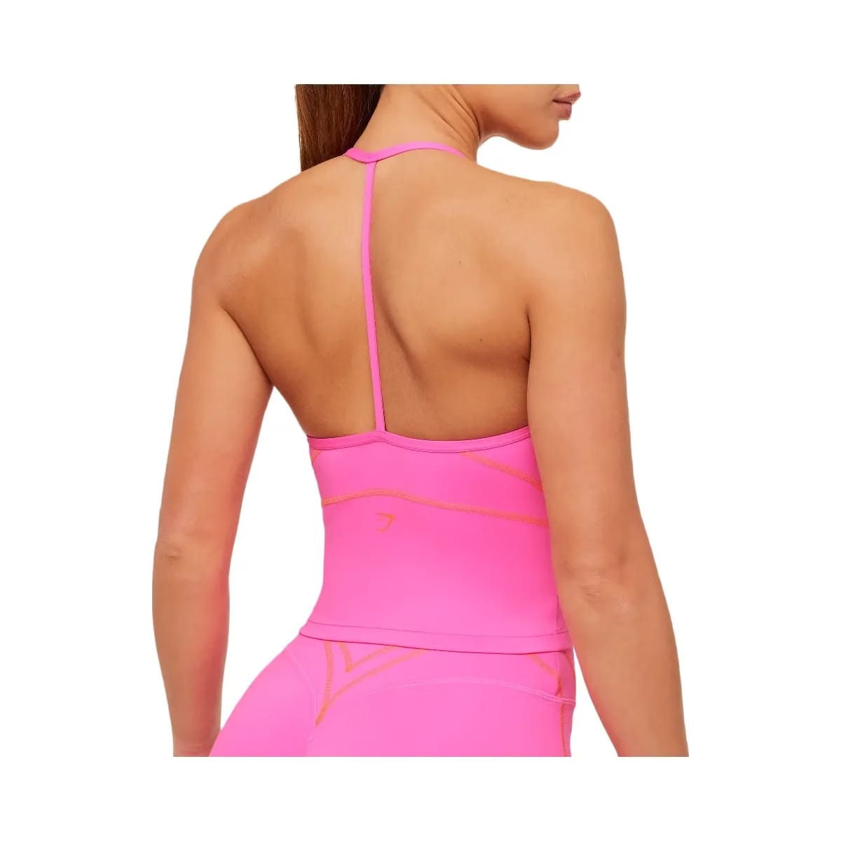 Gymshark Volt Tank Top "Electric Pink Dayglow Peach"
