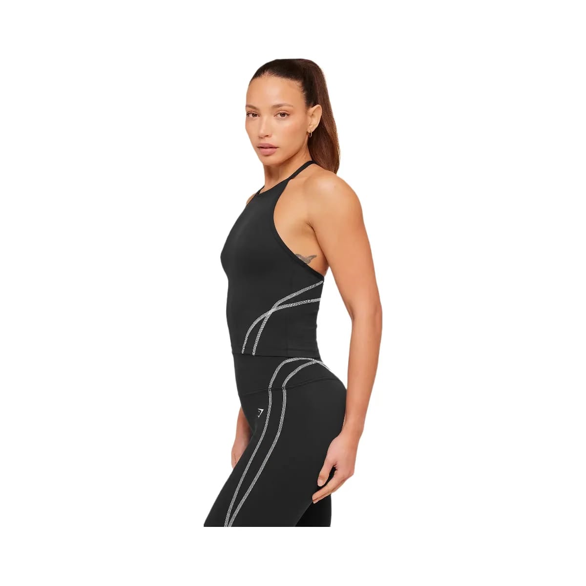 Gymshark Volt Tank Top "Black White"