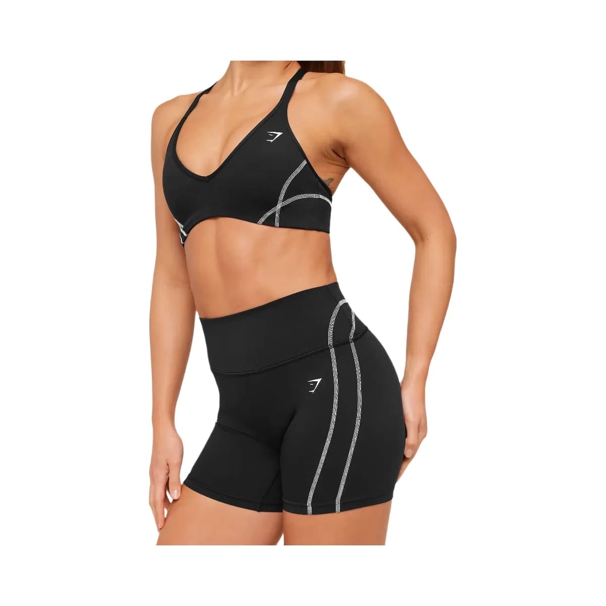 Gymshark Volt Shorts "Black White"