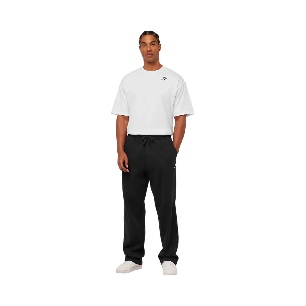Gymshark Crest Oversized T-Shirt Gs White