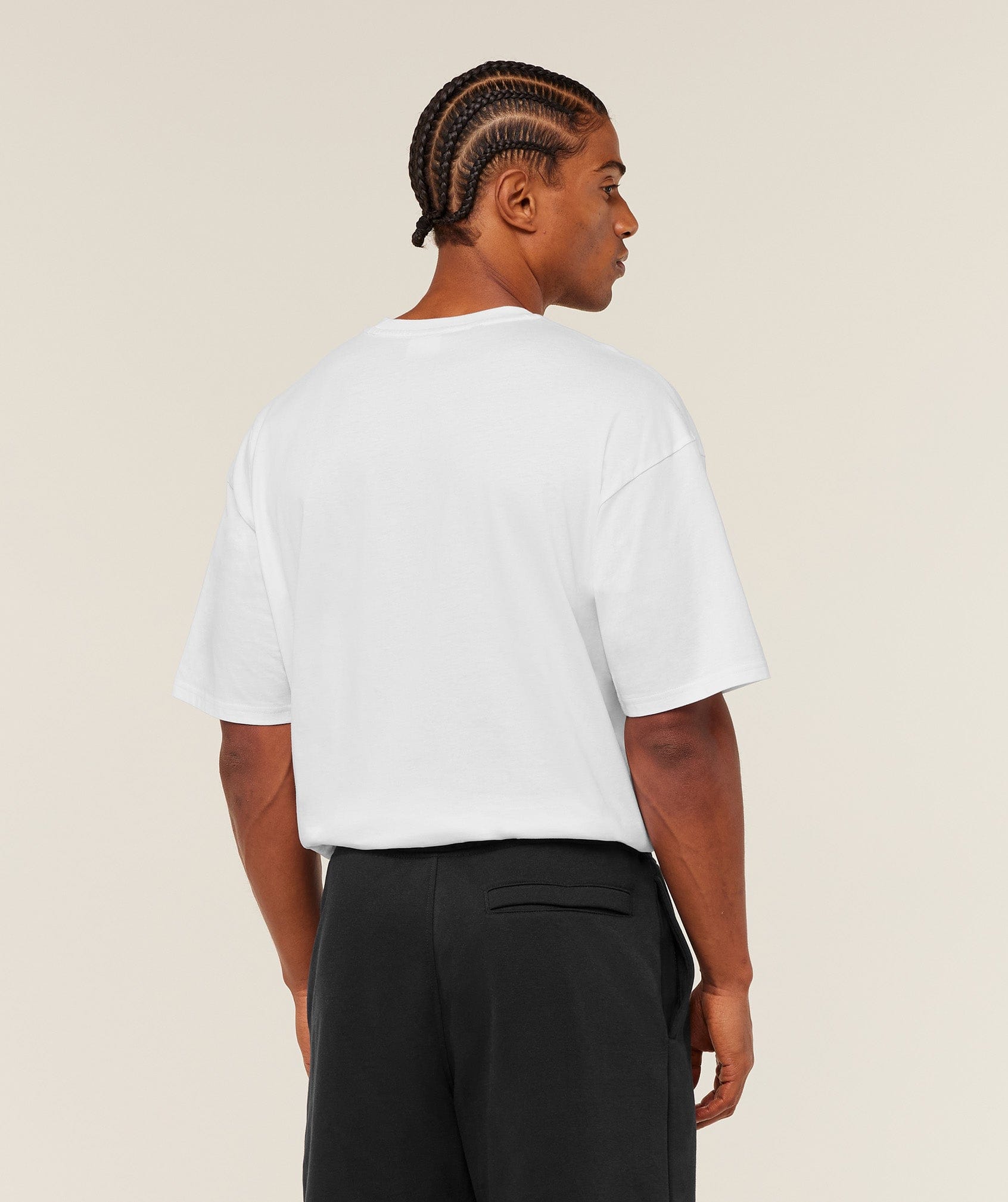 Gymshark Crest Oversized T-Shirt Gs White