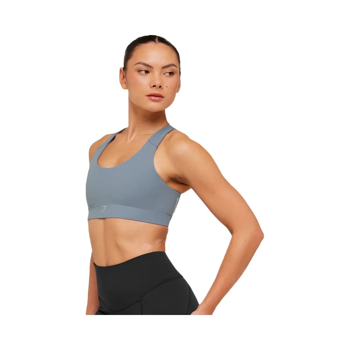 Gymshark Medium Support Running Sports Bra "Iron Blue"