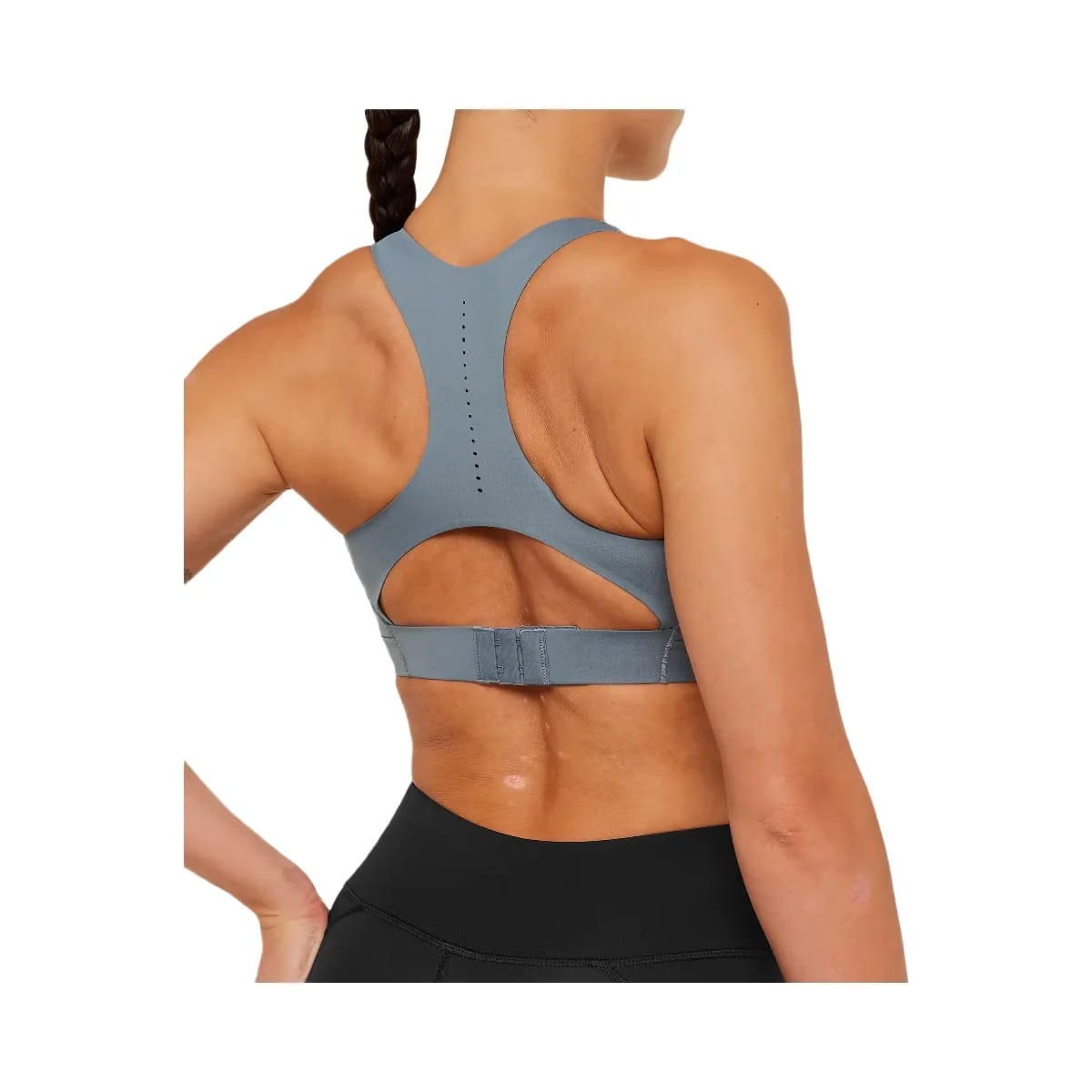 Gymshark Medium Support Running Sports Bra "Iron Blue"