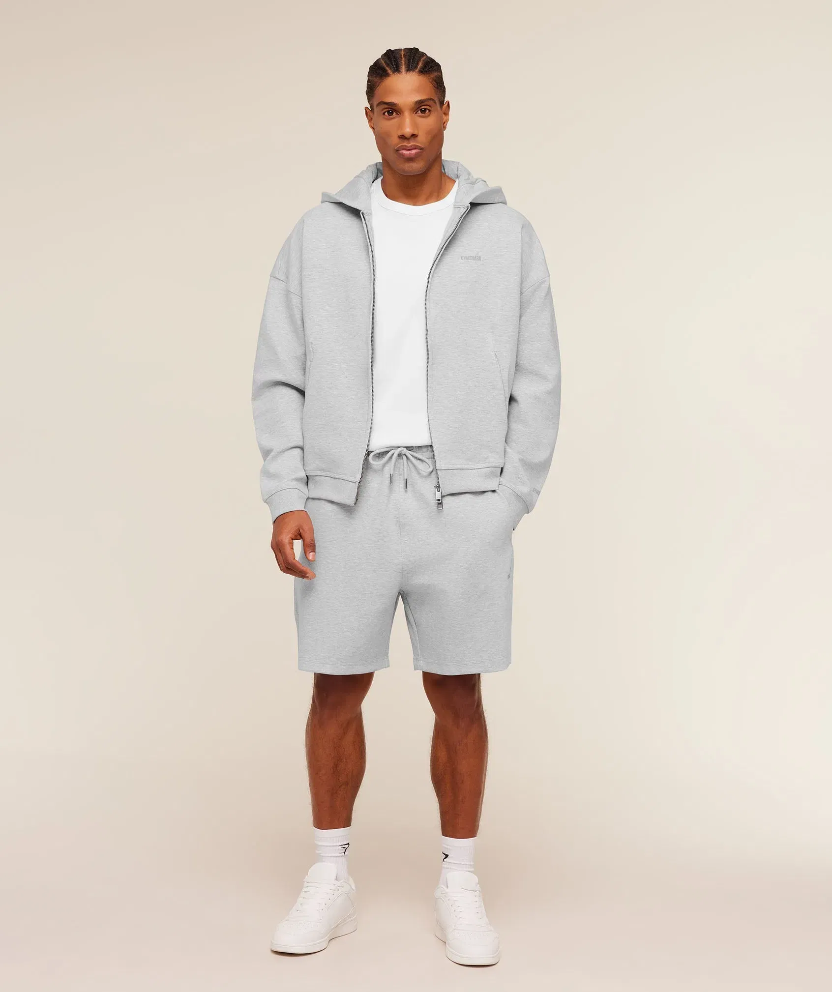 Gymshark Evolve Lightweight Shorts Bros Soft Grey Marl