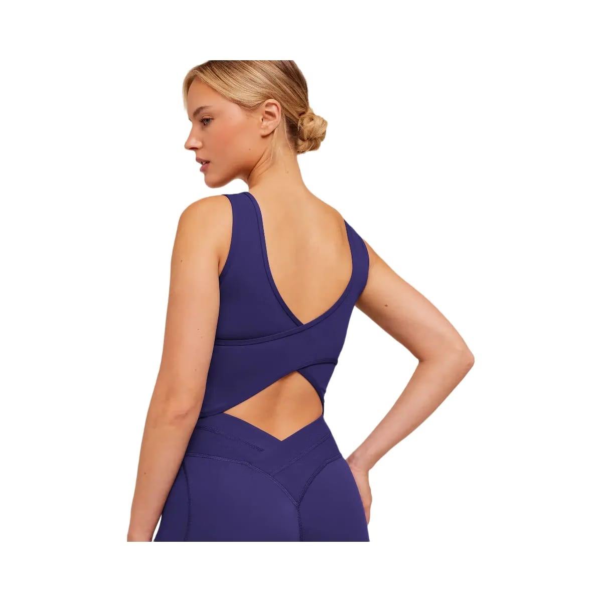 Gymshark Crossover Back Tank "Indigo Purple"