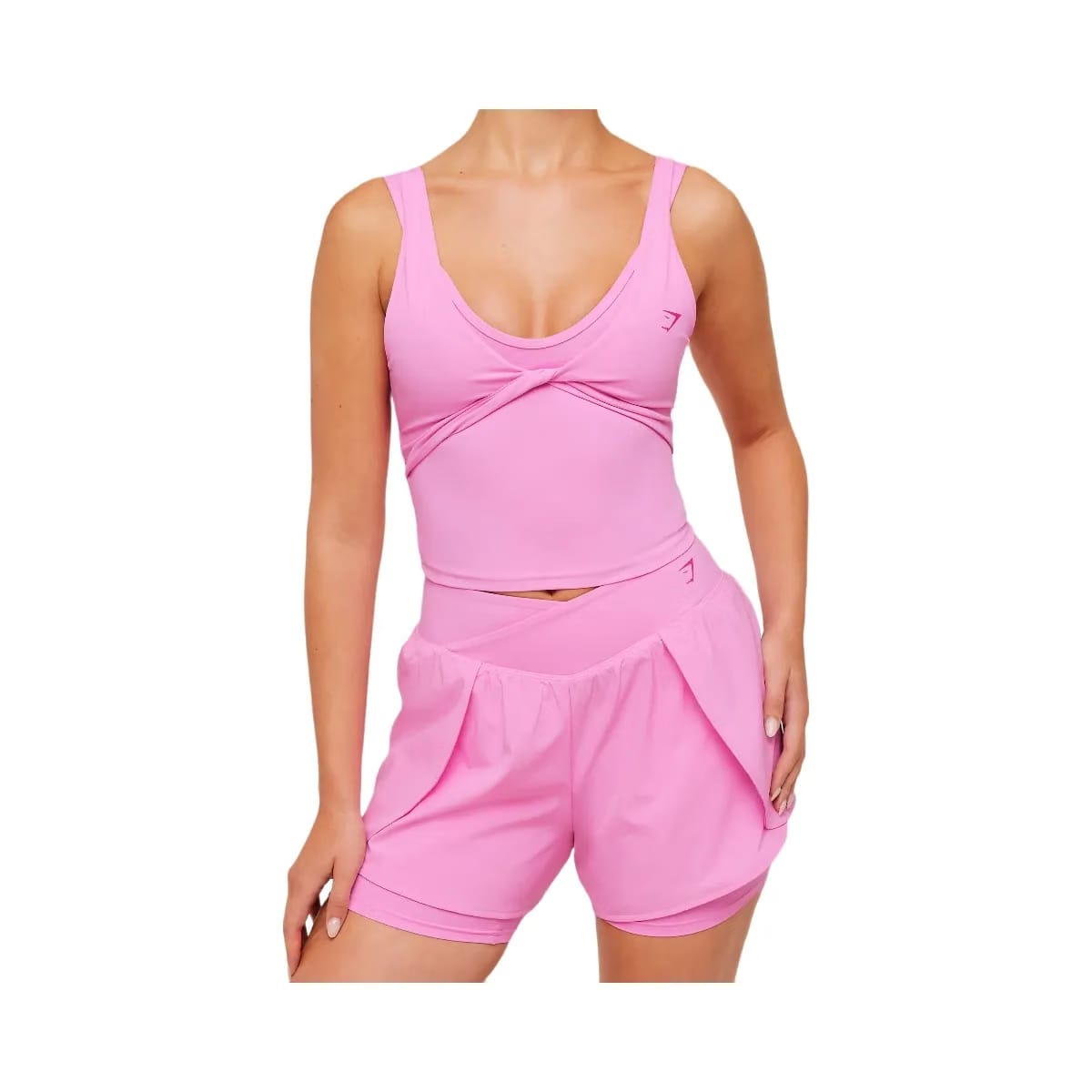 Gymshark Crossover Back Tank "Focus Pink"