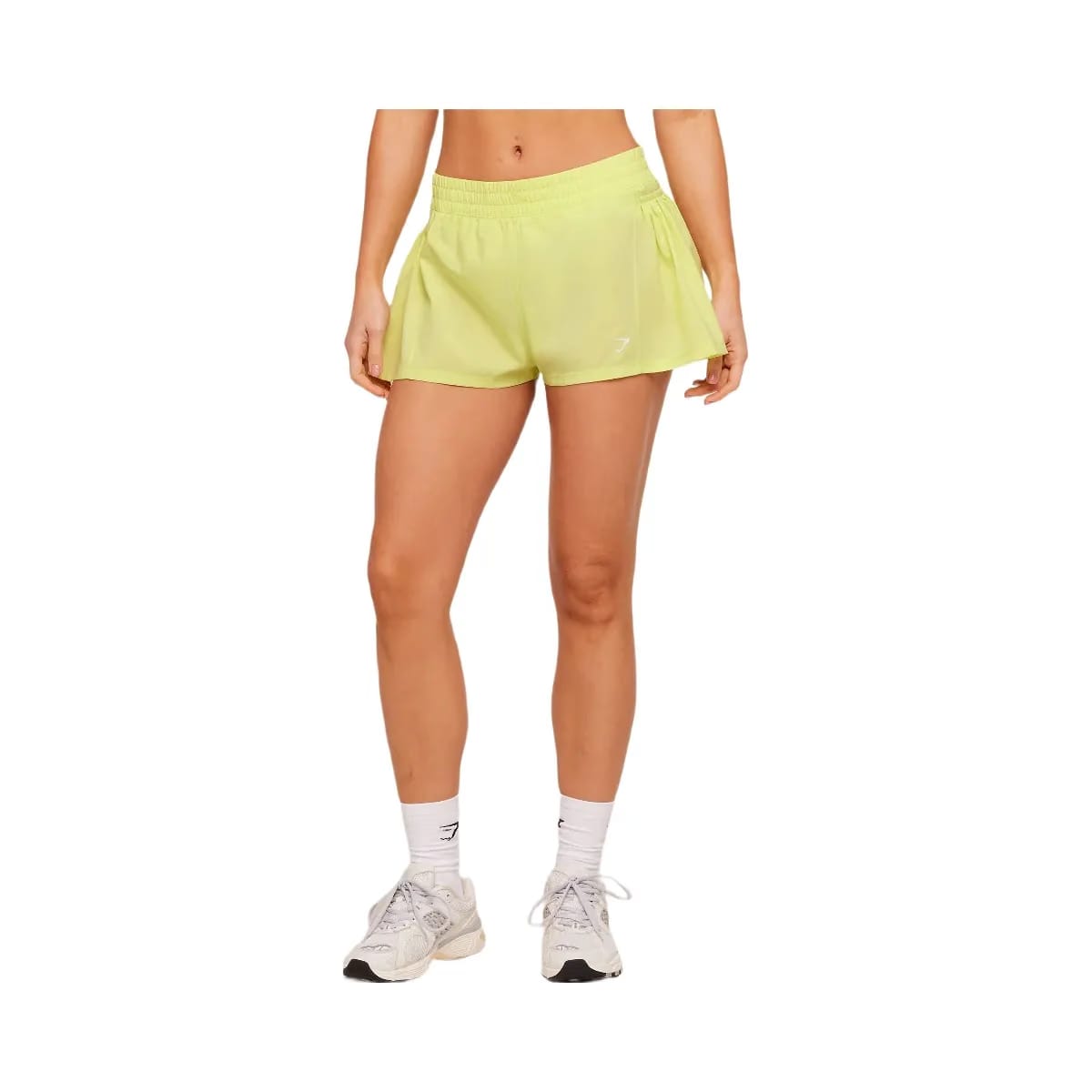 Gymshark Flutter Woven Shorts "Sorbet Yellow"