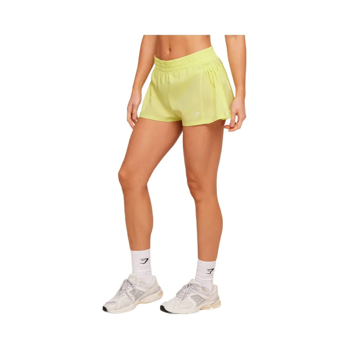 Gymshark Flutter Woven Shorts "Sorbet Yellow"