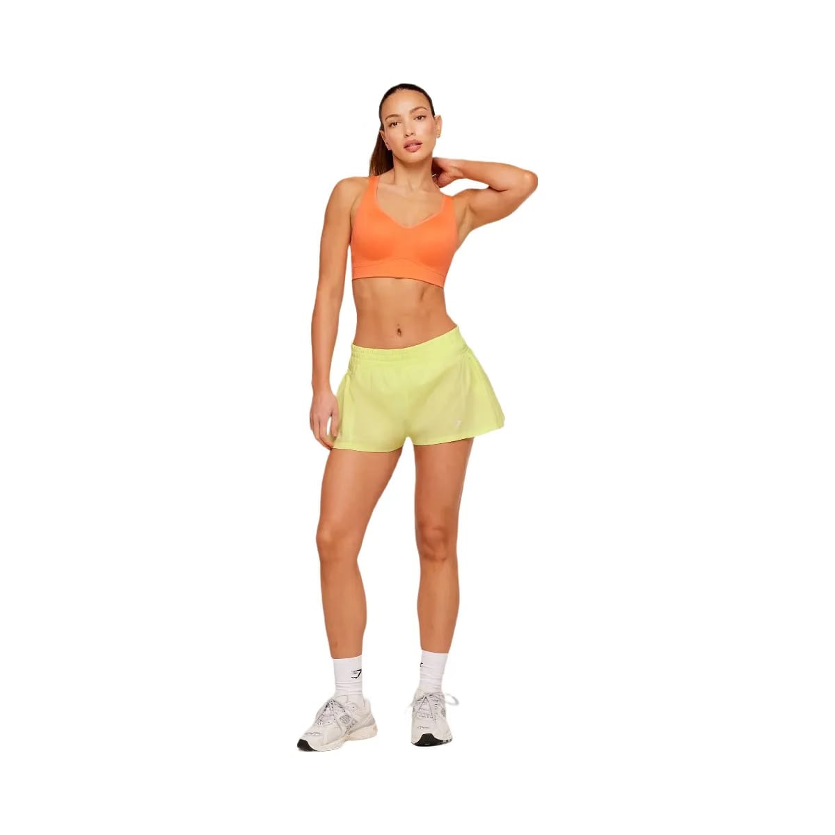 Gymshark Flutter Woven Shorts "Sorbet Yellow"