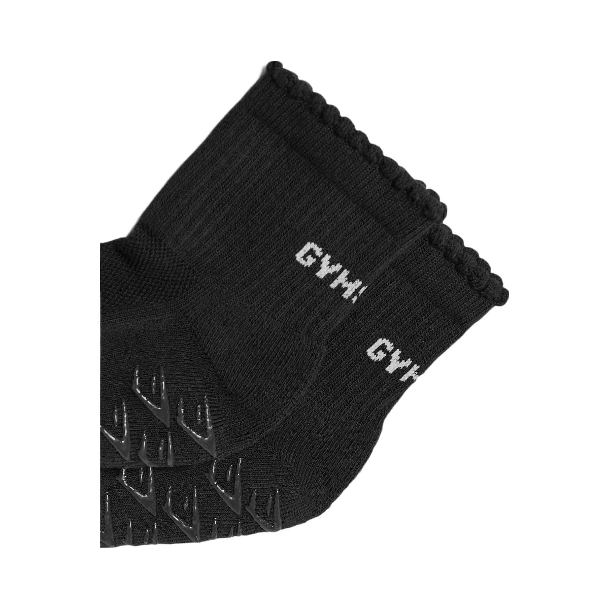 Gymshark Frill Pilates Midi Sock "GS Black"