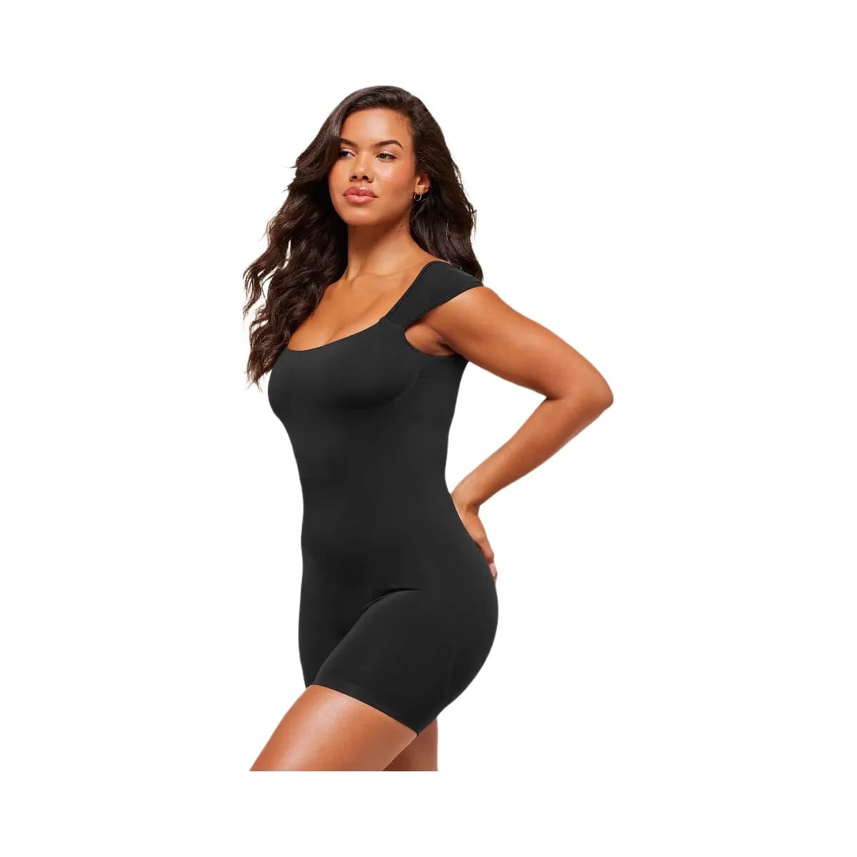 Gymshark Soft Sculpt Cap Sleeve All-In-One "Black"