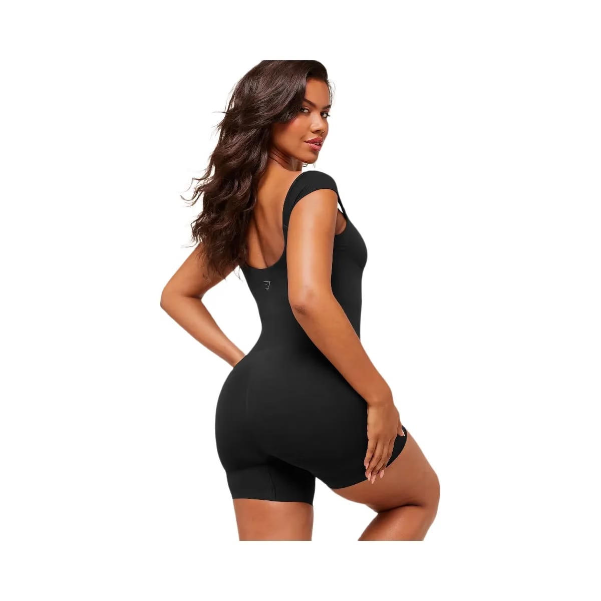 Gymshark Soft Sculpt Cap Sleeve All-In-One "Black"