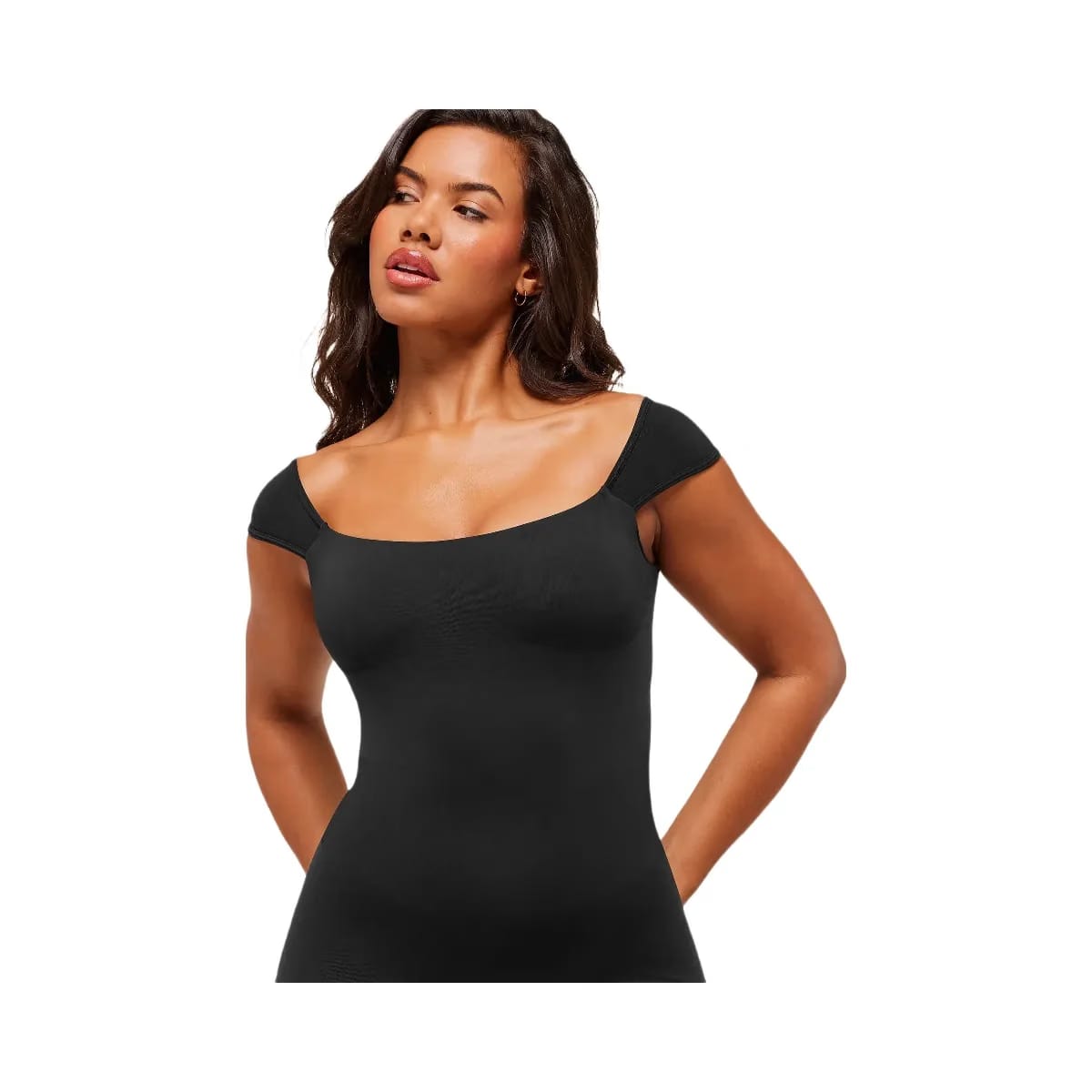 Gymshark Soft Sculpt Cap Sleeve All-In-One "Black"