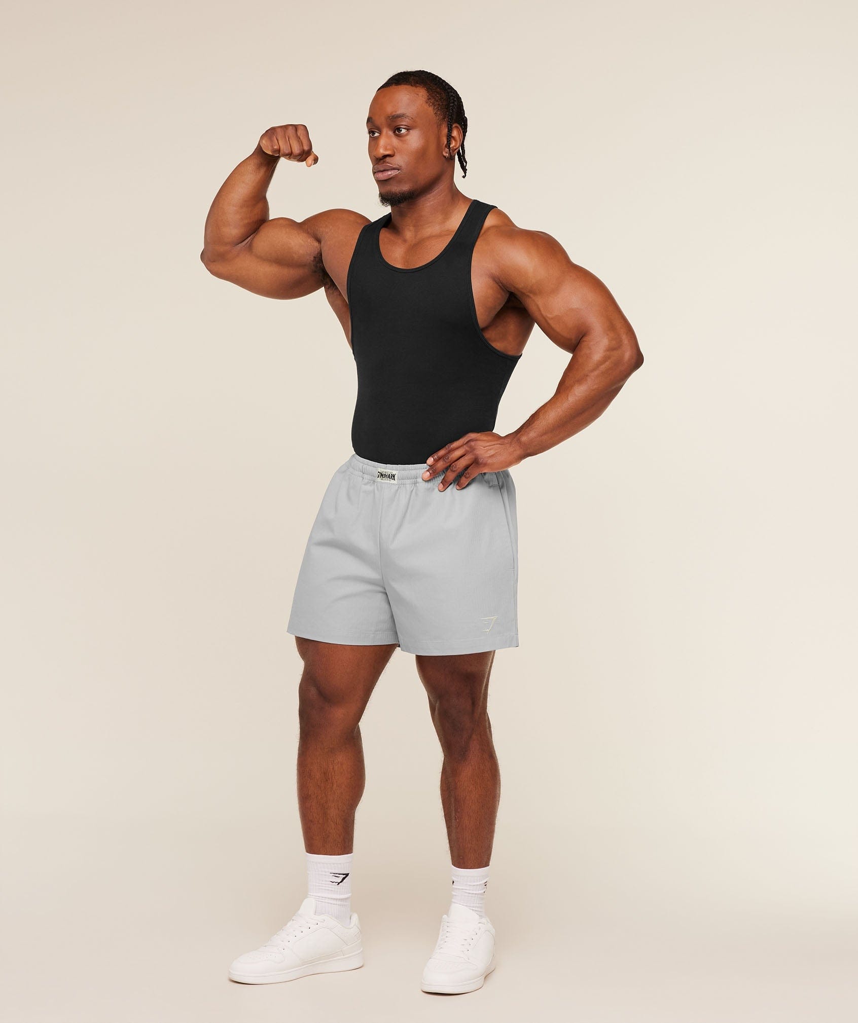 Gymshark Pumper Shorts 5" Stratus Grey